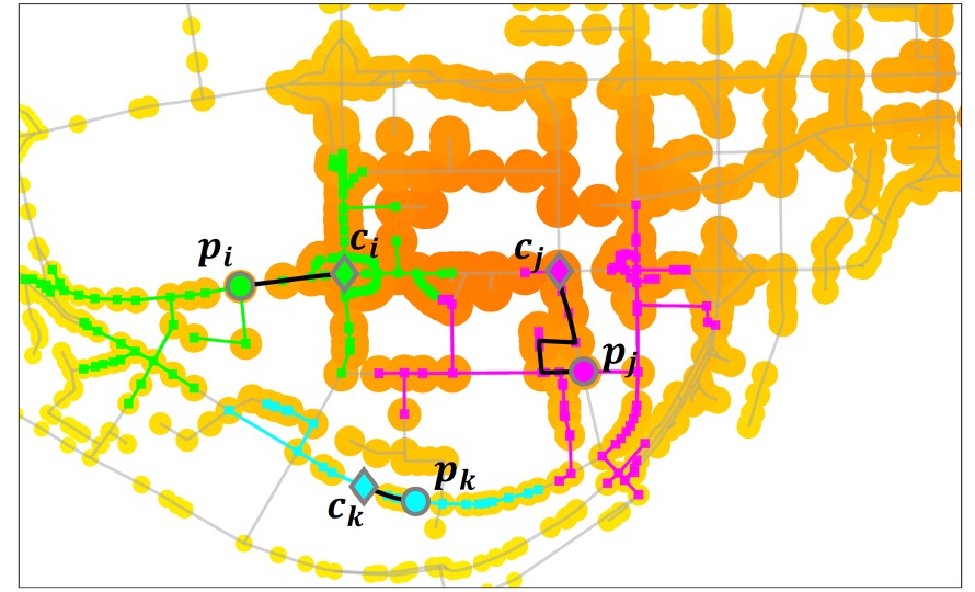 Graph coverage control for vehicle rebalancing